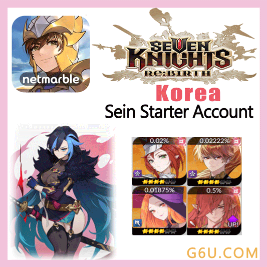 SEVEN KNIGHT:RE BRITH Sein Starter Account ( Korea )