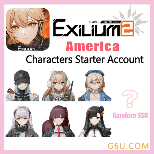 GIRLS' FRONTLINE 2: EXILIUM SSR Characters Starter Account (America)