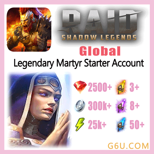 Raid: Shadow Legends Legendary Martyr Starter Account (Global)