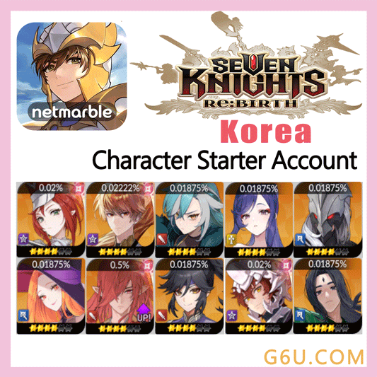 SEVEN KNIGHT:RE BRITH Character Starter Account ( Korea )