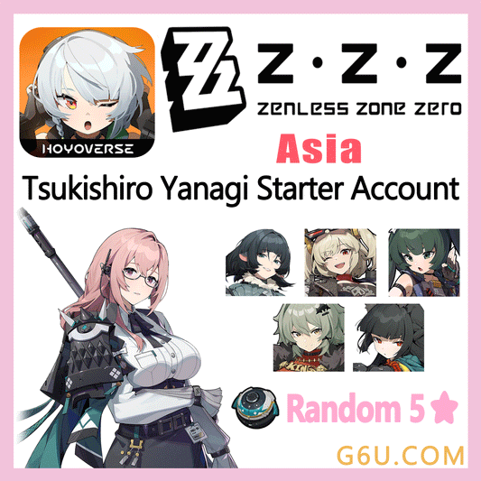 Zenless Zone Zero Tsukishiro Yanagi Starter Account ( Asia )