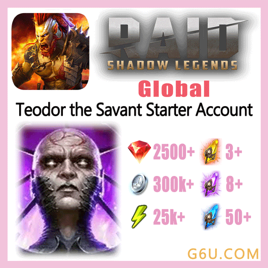Raid: Shadow Legends Legendary Teodor the Savant Starter Account (Global)