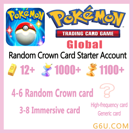 Pokémon TCG Pocket Random Crown Card Starter Account ( Global )