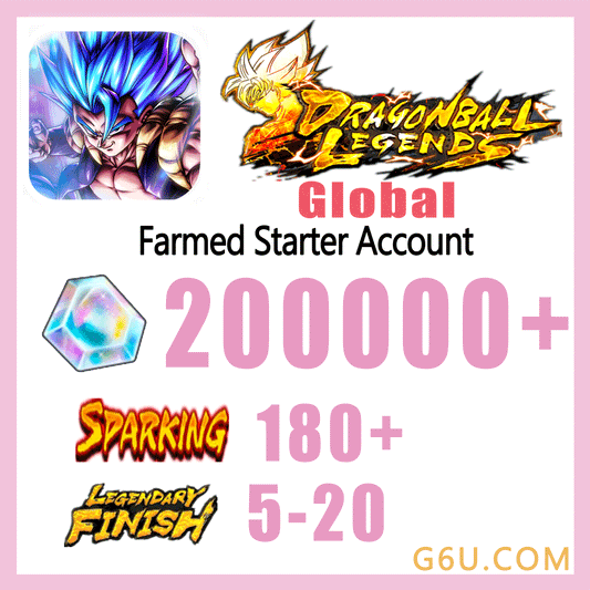 DRAGON BALL LEGENDS Farmed Starter Account ( Global | iOS )
