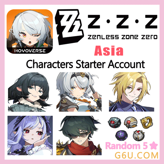 Zenless Zone Zero Characters Starter Account ( Asia )