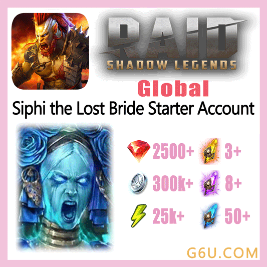 Raid: Shadow Legends Legendary Siphi the Lost Bride Starter Account (Global)