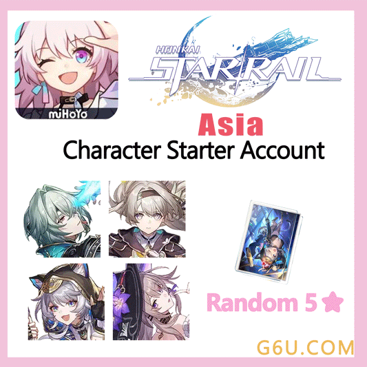 Honkai: Star Rail Characters Starter Account (Asia)