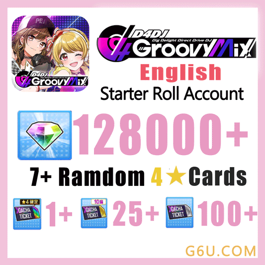 D4DJ Groovy Mix Starter Reroll Account （English）
