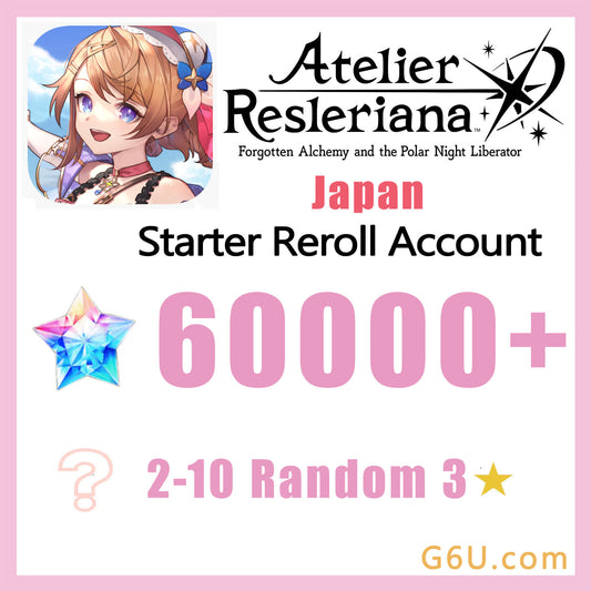 Atelier Resleriana Reroll Starter Account （Japan）