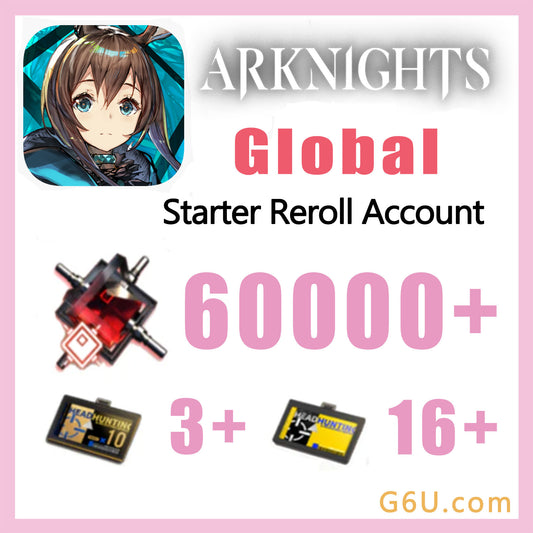 Arknights Starter Reroll Account (Global)
