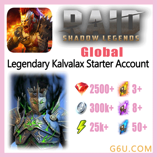 Raid: Shadow Legends Legendary Kalvalax Starter Account (Global)