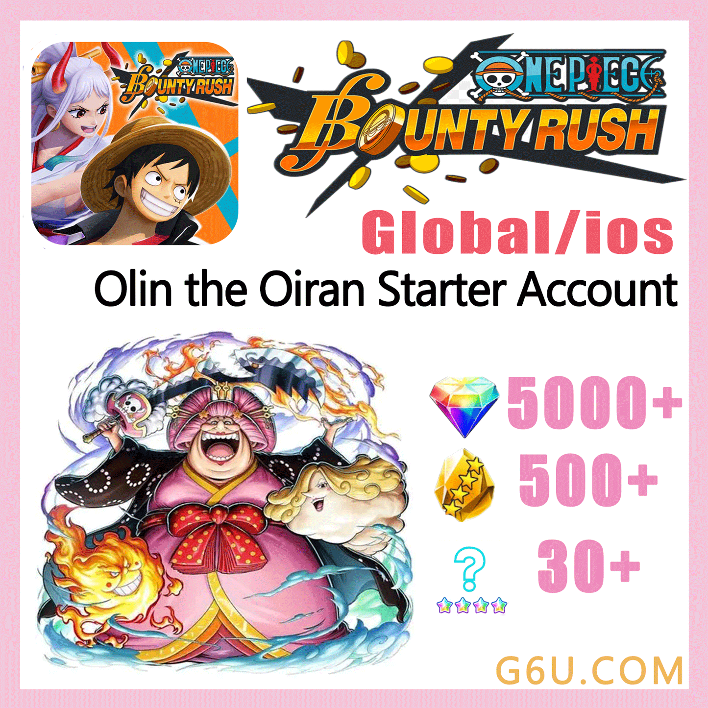 ONE PIECE Bounty Rush Olin the Oiran Starter Account ( Global | iOS )