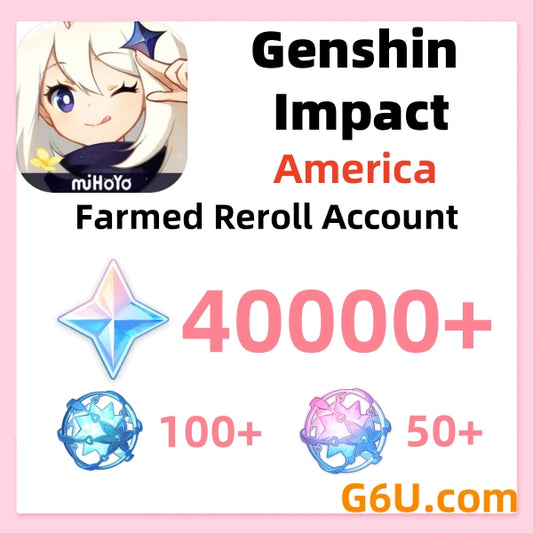 Genshin Impact Farmed Reroll Account ( America)