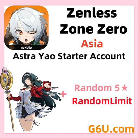 Zenless Zone Zero Astra Yao Starter Account ( Asia )