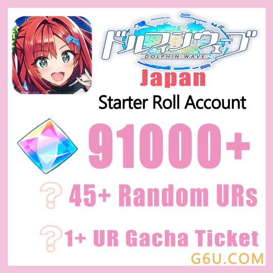 Dolphin Wave Reroll Starter Roll Account(Japan)