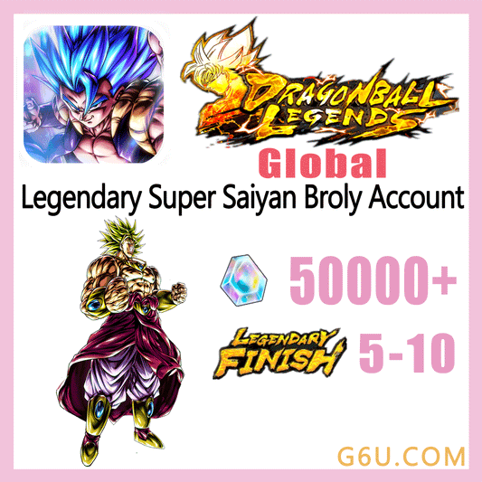 DRAGON BALL LEGENDS UL Legendary Super Saiyan Broly Farmed Starter Account ( Global )