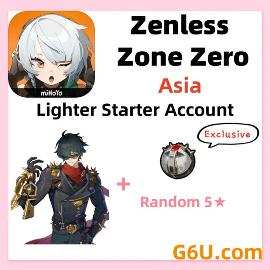 Zenless Zone Zero Lighter Starter Account ( Asia )