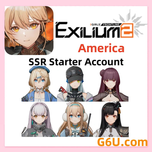 GIRLS' FRONTLINE 2: EXILIUM SSR Starter Account (America)