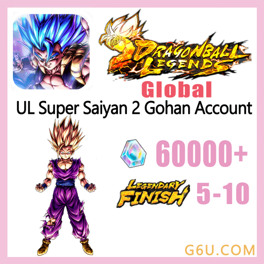 DRAGON BALL LEGENDS UL Super Saiyan 2 Gohan (Youth) Farmed Starter Account ( Global)