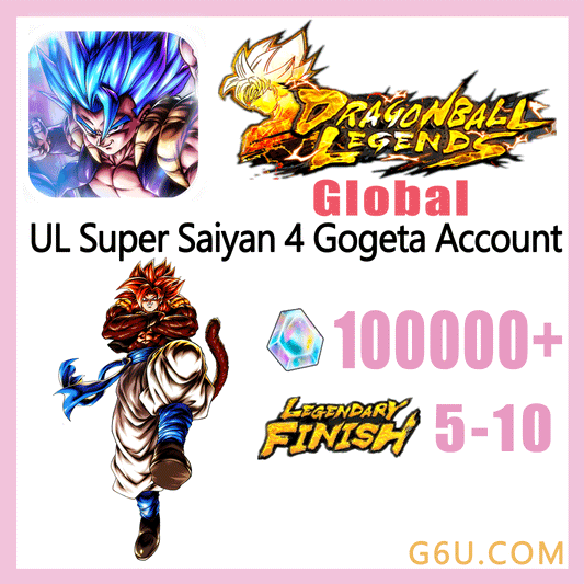 DRAGON BALL LEGENDS ULTRA Super Saiyan 4 Gogeta Farmed Starter Account ( Global)