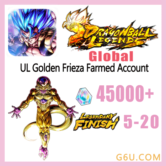 DRAGON BALL LEGENDS UL Golden Frieza Farmed Starter Account ( Global)