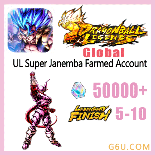 DRAGON BALL LEGENDS UL Super Janemba Farmed Starter Account ( Global )