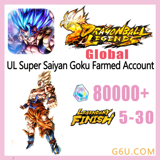 DRAGON BALL LEGENDS UL Super Saiyan Goku Farmed Starter Account ( Global )