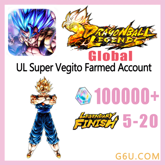 DRAGON BALL LEGENDS UL Super Vegito  Farmed Starter Account ( Global)