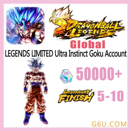 DRAGON BALL LEGENDS  LEGENDS LIMITED Ultra Instinct Goku Farmed Starter Account ( Global )