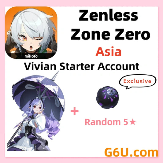 Zenless Zone Zero Vivian Starter Account ( Asia )