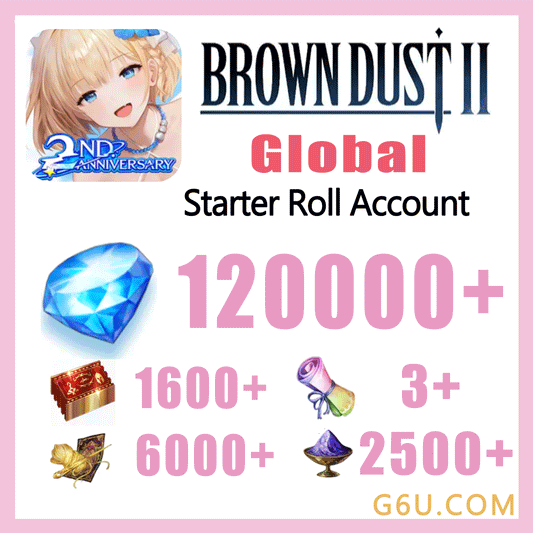 Brown Dust 2 Starter Reroll Account（Global）