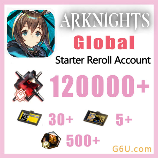 Arknights Starter Reroll Account (Global)