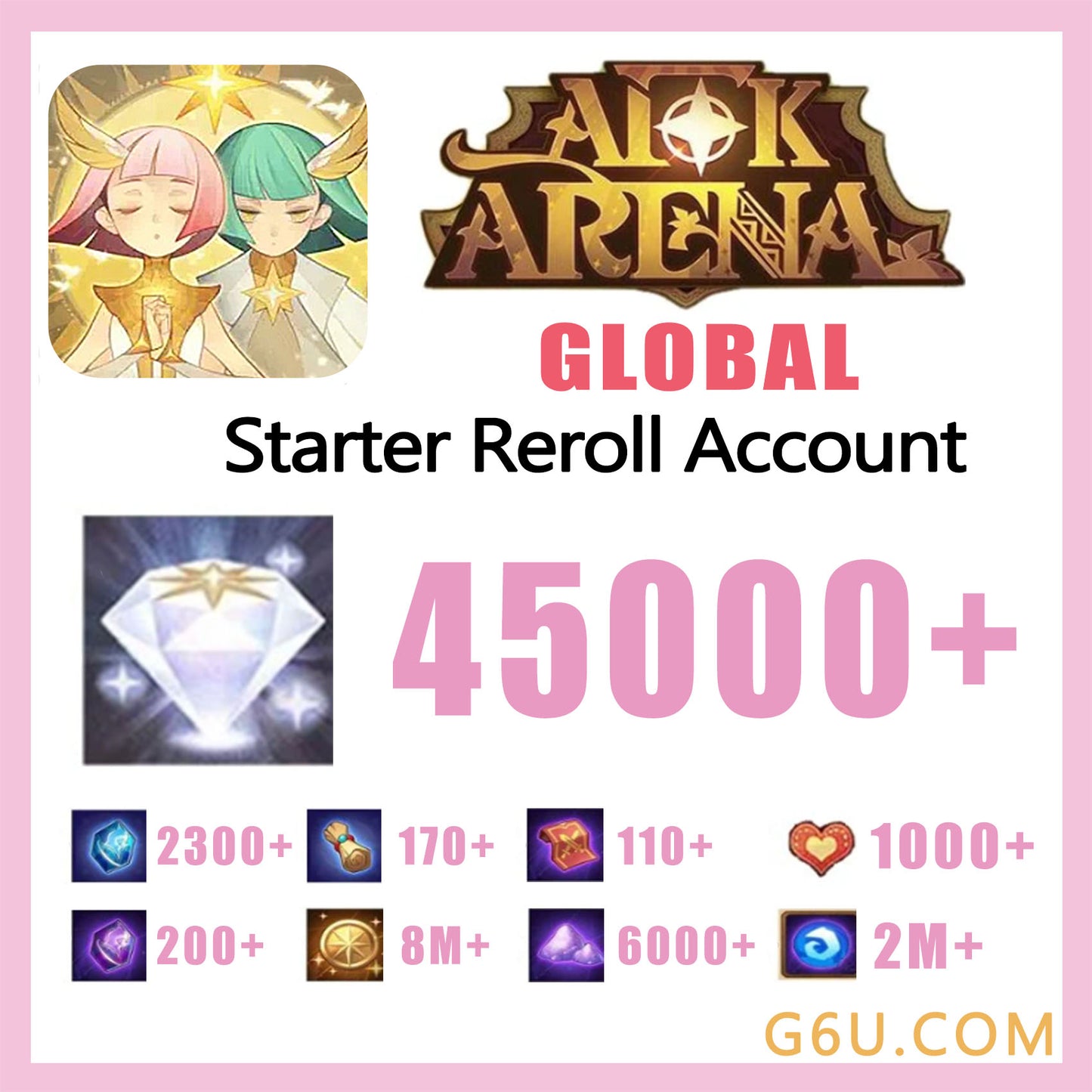 AFK Arena Starter Reroll Account (GLOBAL)