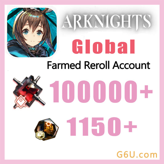 Arknights Farmed Reroll Account （Global）