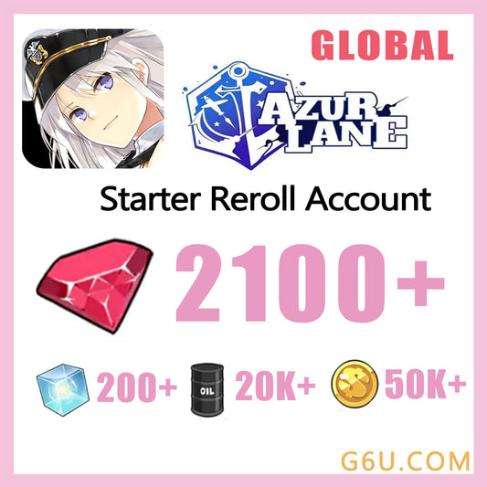 Azur Lane Starter Reroll Account （Global）