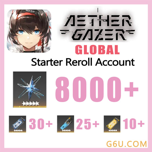 Aether Gazer Starter Reroll Account (Global)