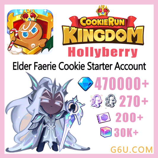 Cookie Run: Kingdom Elder Faerie Cookie Starter Account (Hollyberry)
