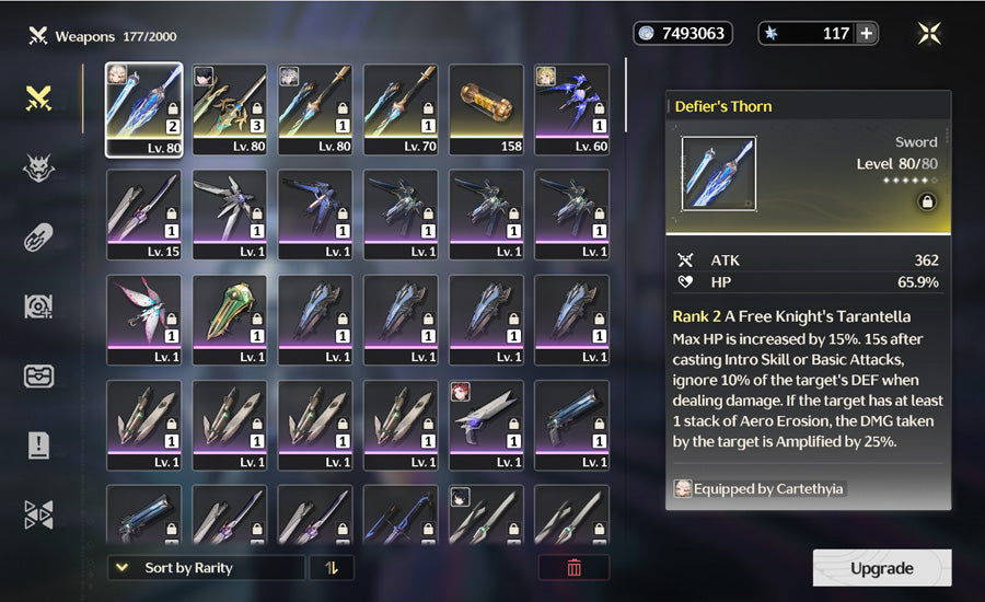 Wuthering Waves Full Destiny Seat Cartethyia Premium Account (America)