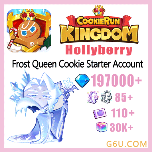 Cookie Run: Kingdom Frost Queen Cookie Starter Account(Hollyberry)