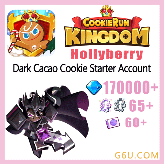 Cookie Run: Kingdom Dark Cacao Cookie Starter Account(Hollyberry)