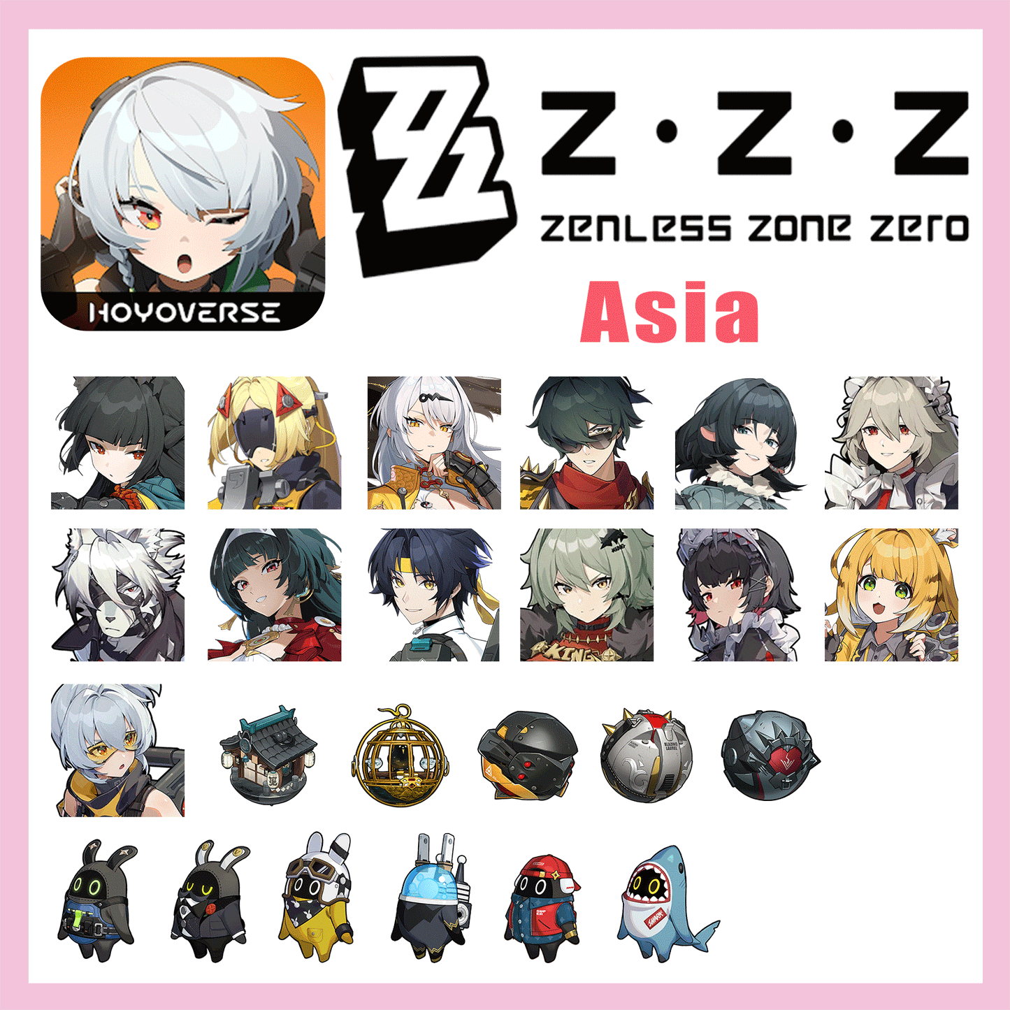 Zenless Zone Zero C2 Hoshimi Miyabi Premium Account（Asia）