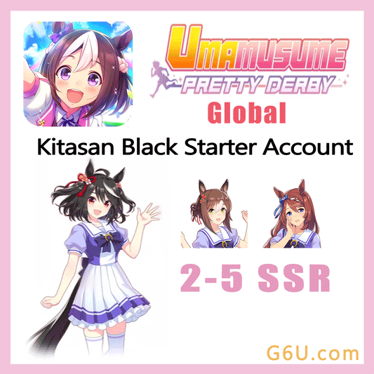 Uma Musume Pretty Derby Kitasan Black + Super Creek Starter Account Kitasan Black + Super Creek（Global）