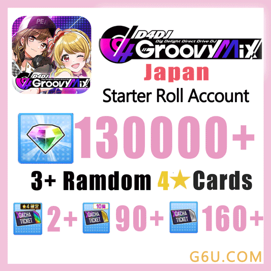 D4DJ Groovy Mix Starter Reroll Account (Japan)