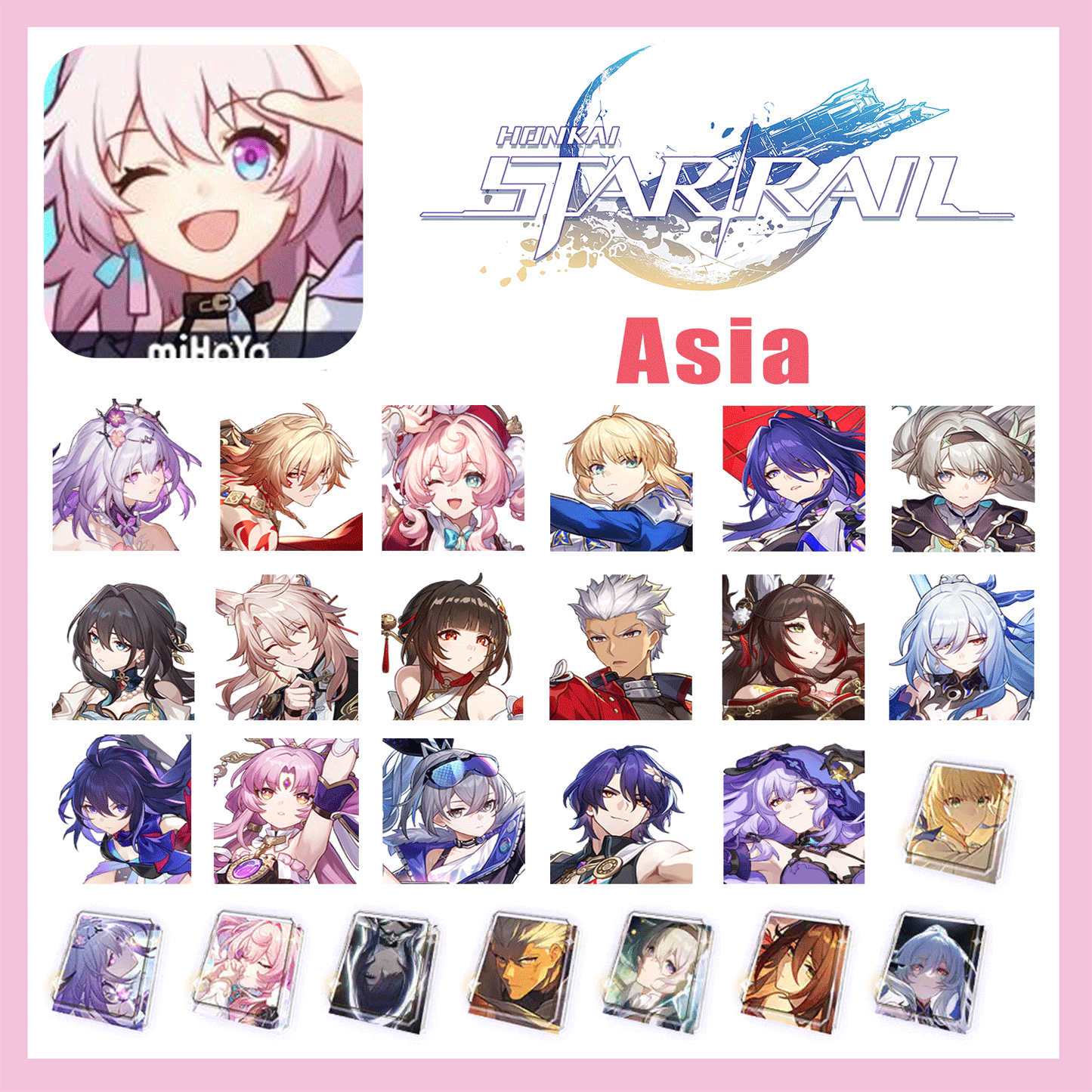 Honkai: Star Rail 3 C2 Characters Premium Account(Asia)