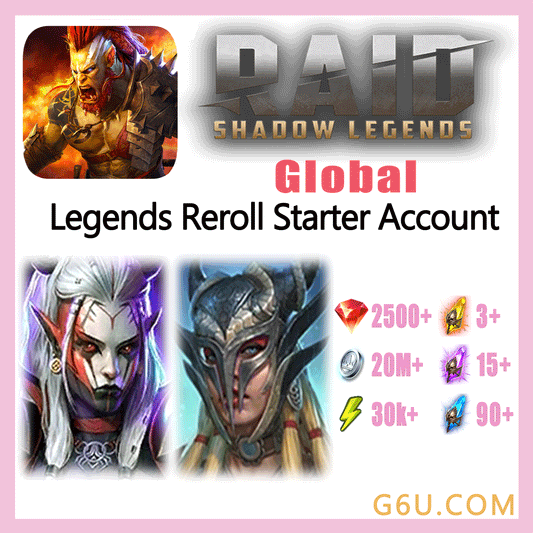 Raid: Shadow Legends Reroll Starter Account (Global)