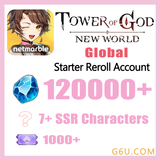 Tower of God New World Starter Reroll Account (Global)