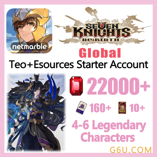 SEVEN KNIGHT:RE BRITH Teo+Esources Starter Account  ( Global )