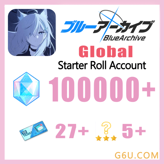 Blue Archive Starter Reroll Account (Global)