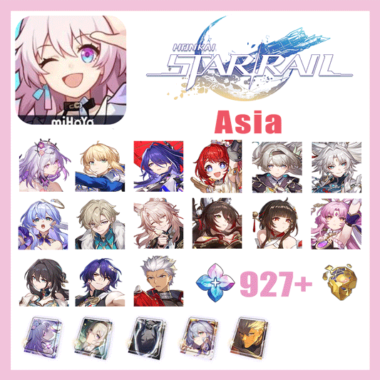 Honkai: Star Rail 3 C2 Characters Premium Account(Asia)