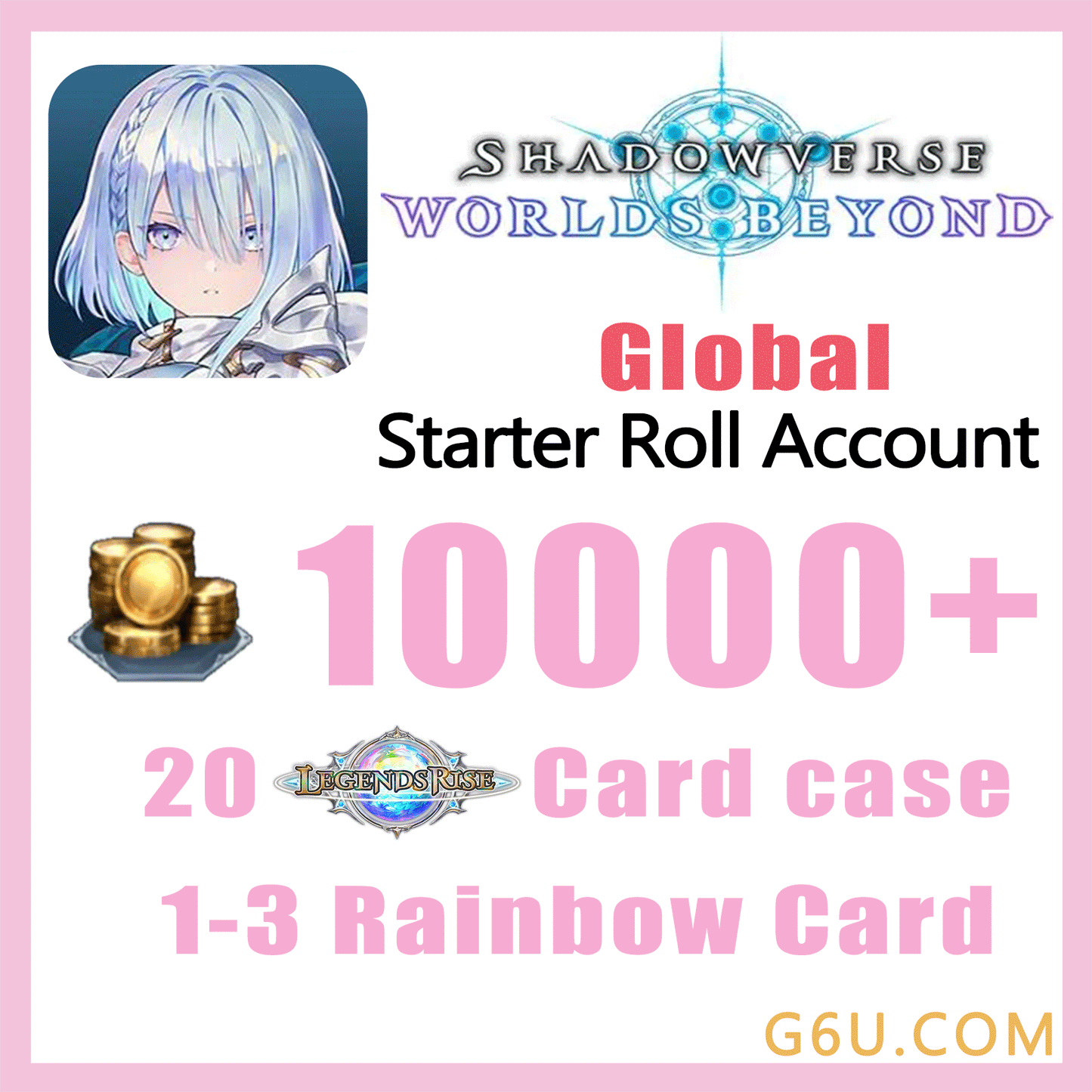 Shadowverse:Worlds Starter Roll Account(Global)